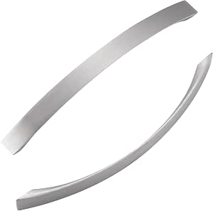 Amerdeco 6 pezzi Maniglie per Mobili da Cucina Distanza fori 96mm Oro Maniglie cucina armadietti in acciaio Lega di zincoper mobili da cucina per mobili UK0044
