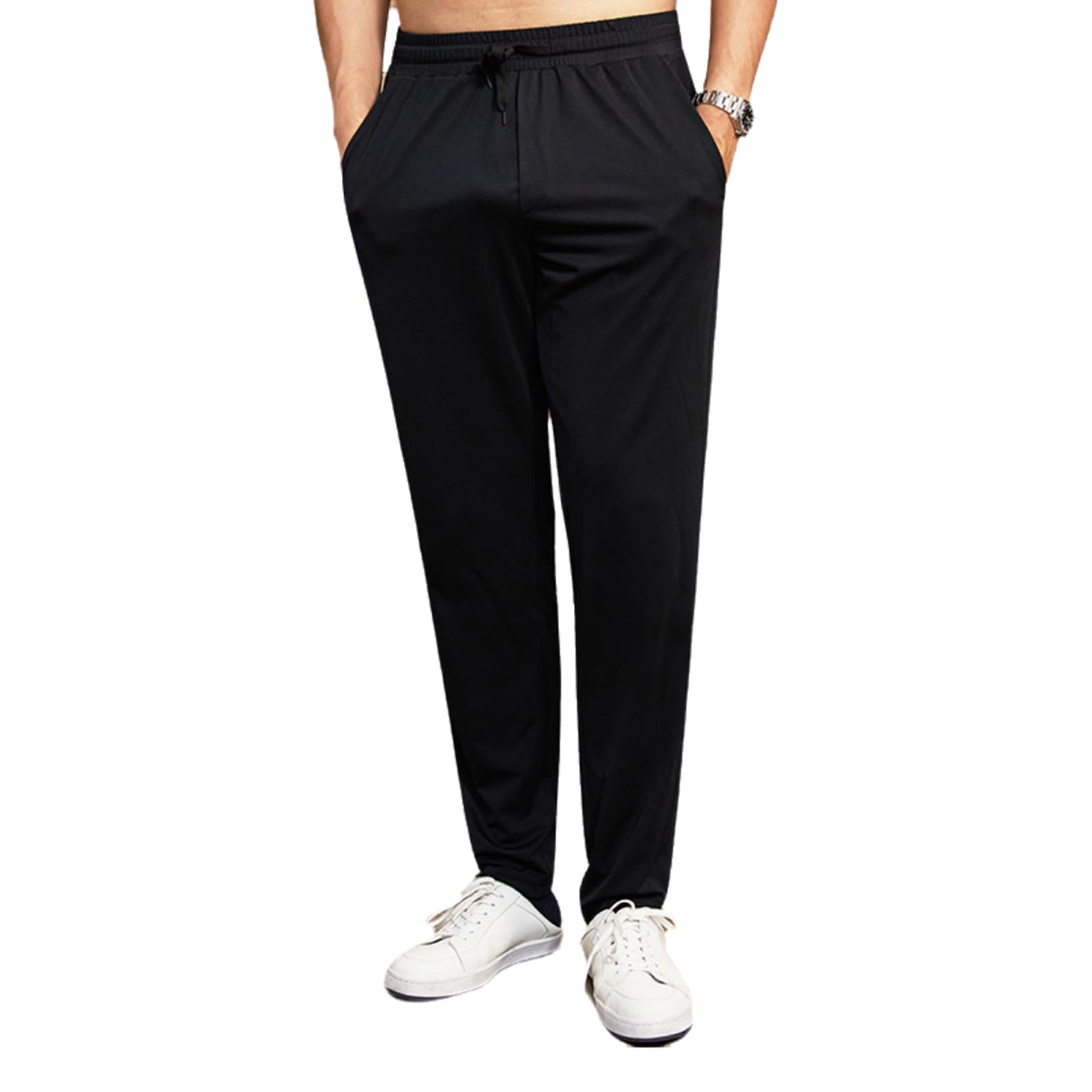 Pantalon de cuisine respirant avec cordon de serrage et poches pratiques