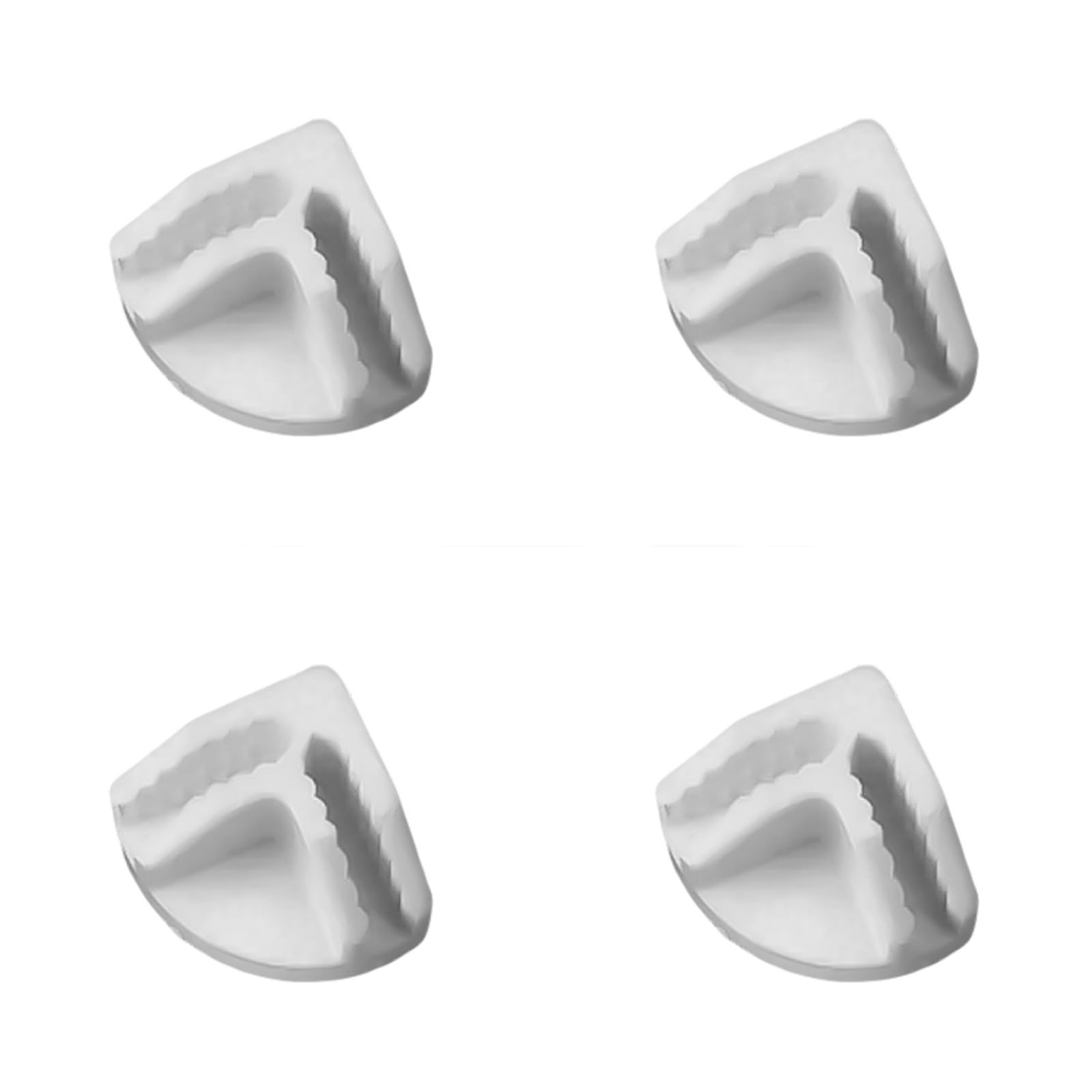 Hsioluted 4Pcs Practical Modulars Organizers Connectors Portable Accessory with Wire Shelving and Closet Systems Daily Use Easy Installion Connectors