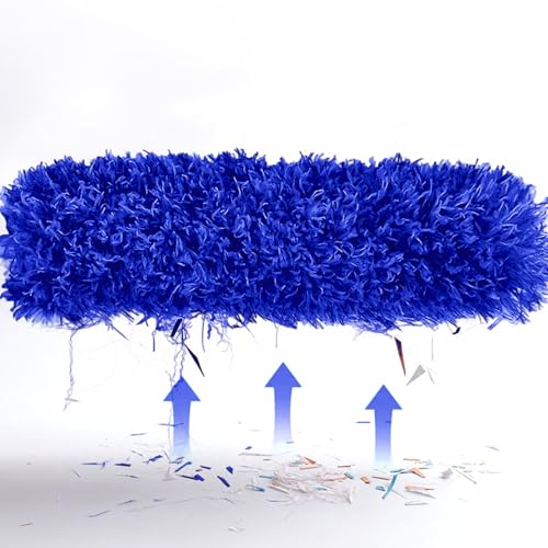 Image of SetSail Extra-Long Dusters with Extension Pole 100-inch for Cleaning Bendable Microfiber Head Washable Ceiling Fan Cleaner Duster for Corner, High Ceilings, Furniture, Blue