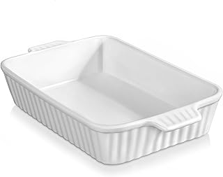 Casserole Dish 38x22 cm Ceramic Baking Dish Large Deep Lasagna Pan