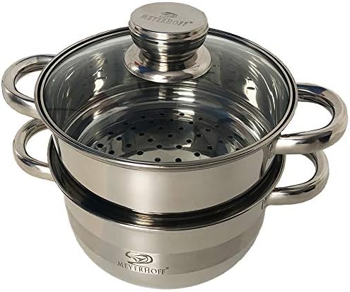 Meyerhoff Stainless Steel Steamer, Induction, 22 cm, Extra Large