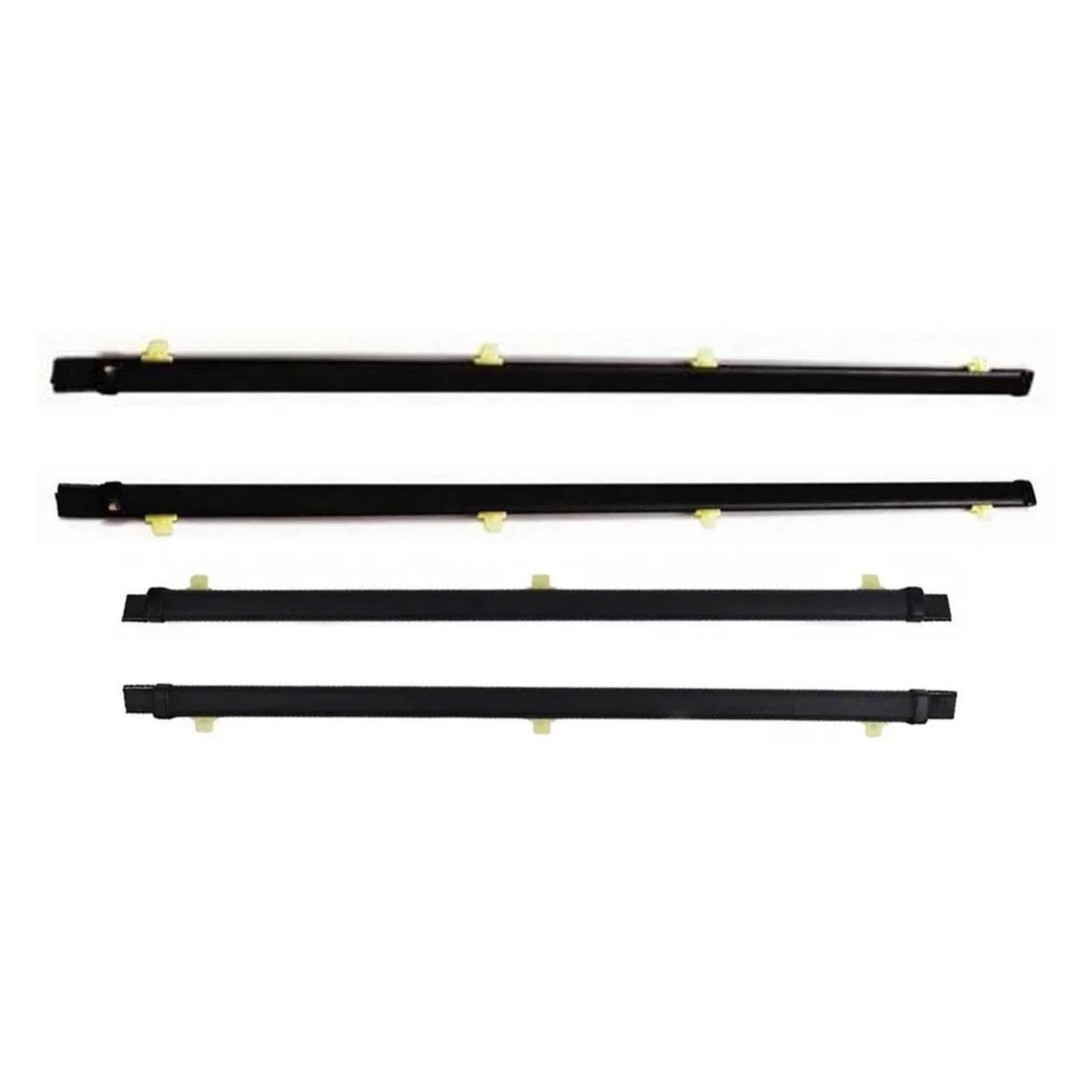 Jbpihzt One Color 4 Pcs Outside Window Rubber For Toyota For Hilux Ln85 Ln90 Pickup 1989-1995 Weatherstrip Glass Laminate 68210-89106
