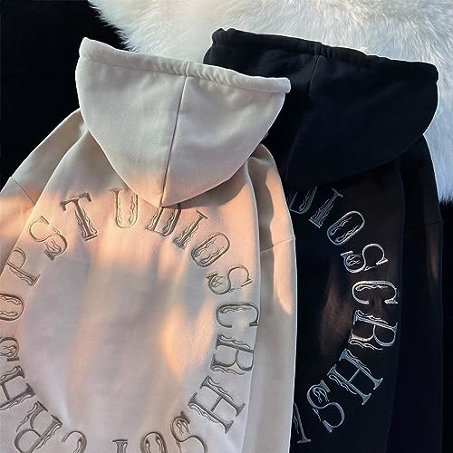 Women Men Y2K Zip Up Hoodie Goth Letter Print Fleece Hooded Sweatshirt Emo Grunge Vintage Oversize Streetwear Jacket3