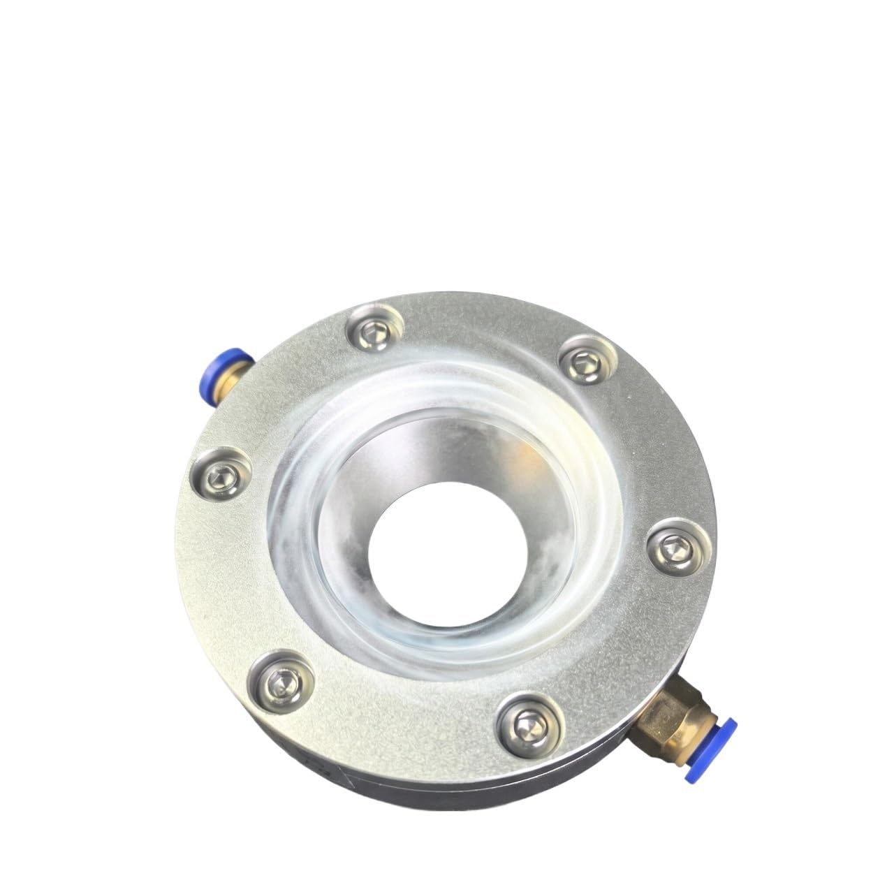 Boquilla de enfriamiento en seco con cuchilla de aire de anillo de aluminio | Aire comprimido, flujo de aire de 360°, eliminación de agua/polvo, refrigeración, 8-203 mm.(ID25-OD92mm)