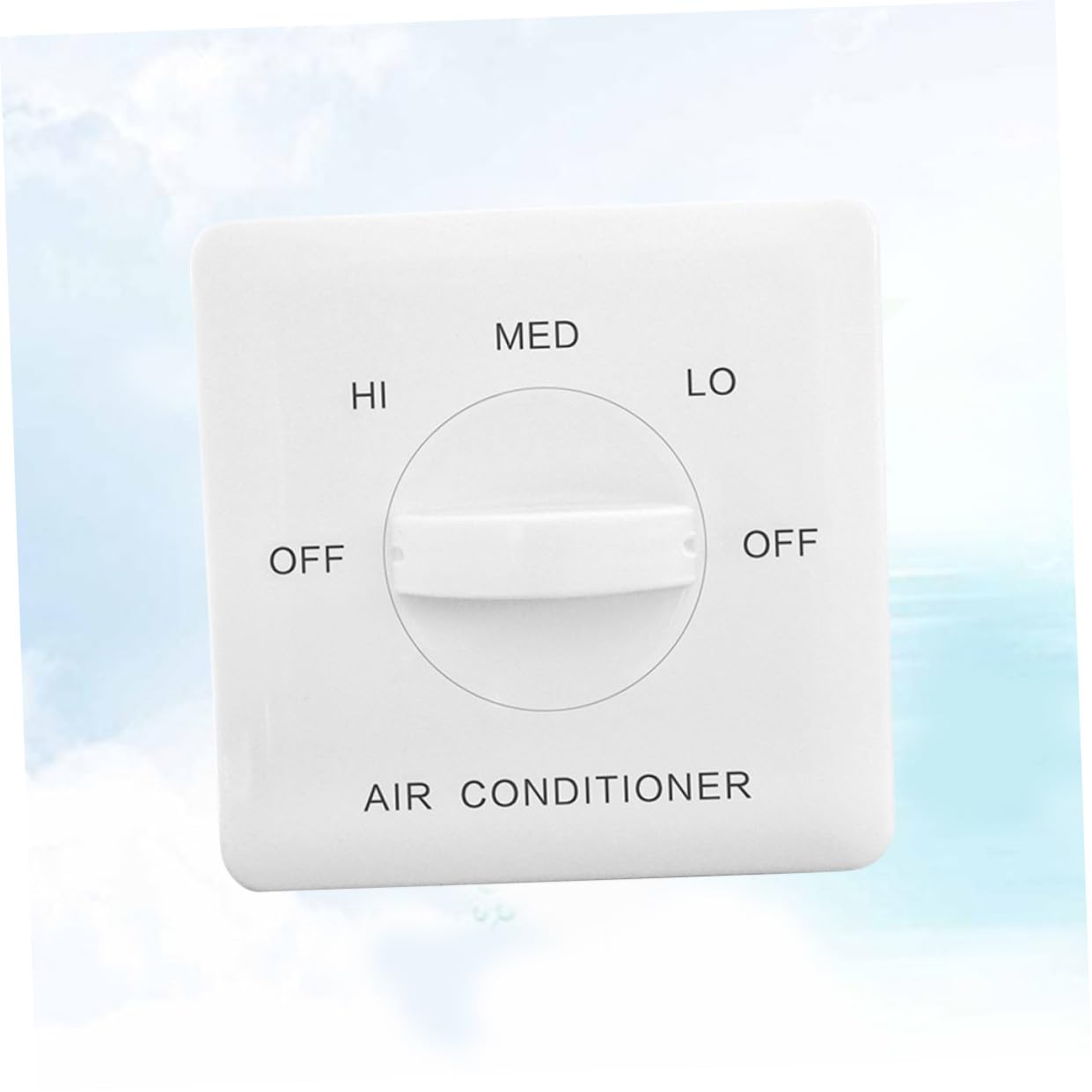 Generic 3pcs Ac Air Conditioning Switch Fan Coil Three-Speed Controller Panel Fan Controller Strong Wind Material
