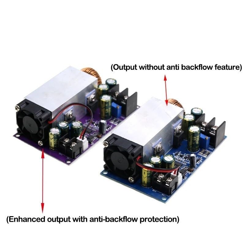 CC 600W 25A Anti-Rückfluss-Netzteil, einstellbar DC-DC 12–75 V bis 2,5–50 V, Abwärtswandler, Spannungsregler, Transformator(Enhanced Edition)
