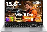 CHIFUYOU 15.6 inch Laptop 16GB RAM 512GB SSD Business office laptop computer i5-7Y54 up to 3.2 GHz, Win 11 Pro cheap gaming laptop computer, 1920x1080P, 5000mAh, Backlit keyboard