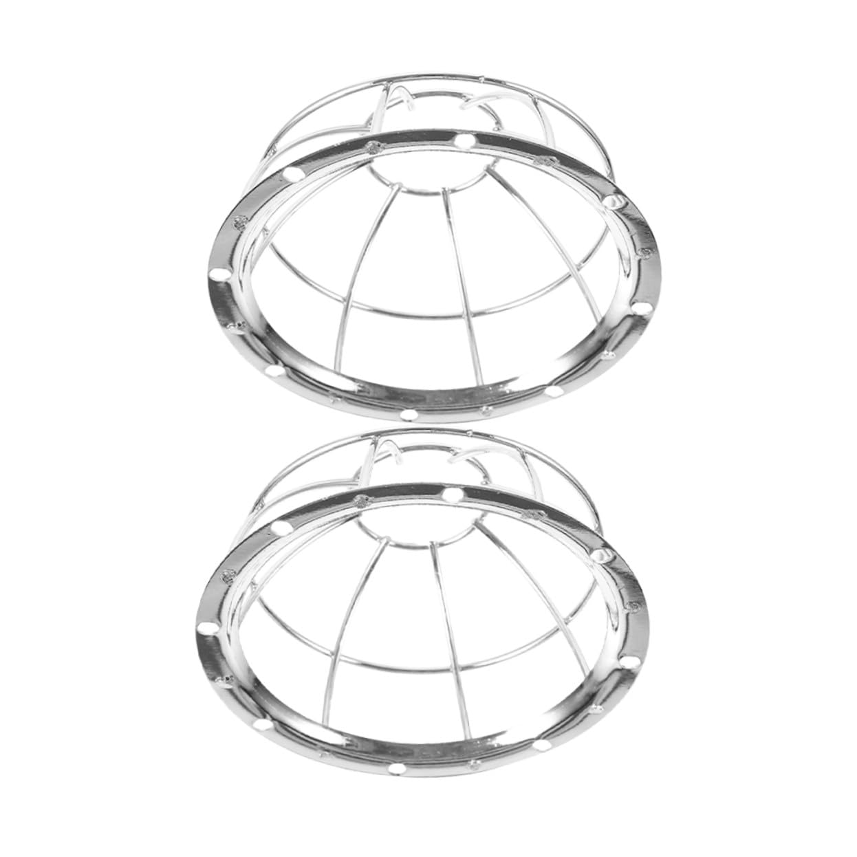 PLAFOPE 4 Pièces Protection Acier Inoxydable pour Détecteur Couverture Résistante et Facile à Installer Grillage Protecteur pour Capteur de Fumée Lot pour Usage Domestique et Professionnel
