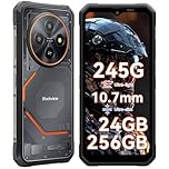 Blackview Fort 2 Rugged Smartphone, 10.7mm/245g, 24GB+256GB/2TB Telefono Indistruttibile Android 15, Gemini AI, Display 6,56" HD+ 90 Hz, IP69K Impermeabile Celluare Antiurto, NFC/GPS/2 Anni Garanzia
