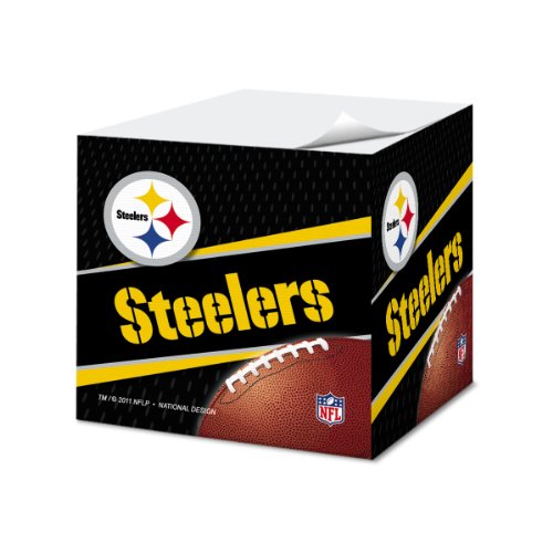 Pittsburgh Steelers 2.75-Inch Sticky Note Cube, 550 pages - NFL (CUS-QUW)