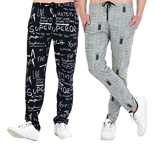 Image of SHAUN Men's Regular Fit Track pants(Pack of 2)