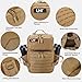 LHI Tactical Military Backpack for Men 25L/45L Large Molle Army Assault Pack 6 Day Hiking Rucksack With Bottle Holder