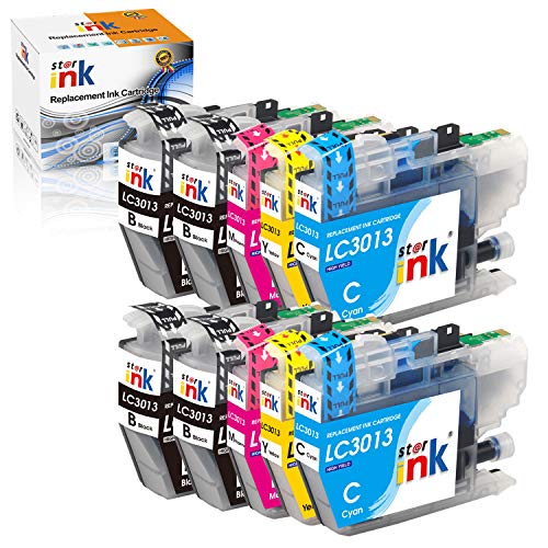 Starink Compatible Ink Cartridge Replacement for Brother LC3013 3013 LC3011 3011 for MFC-J895DW MFC-J491DW MFC-J497DW MFC-J690DW Printer(4 Black, 2 Cyan, 2 Magenta, 2 Yellow, 10 Packs)