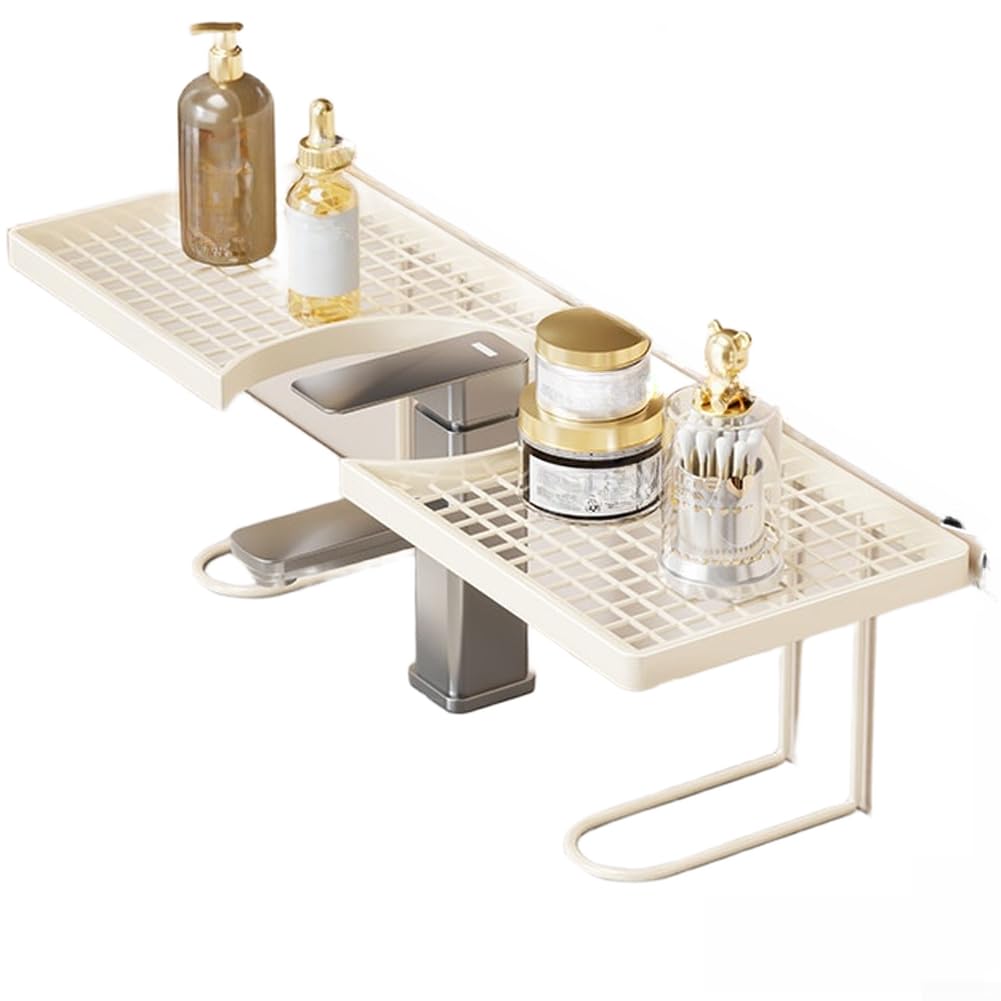 Étagère de salle de bain sans perçage antirouille à ventilation rapide noire 60cm