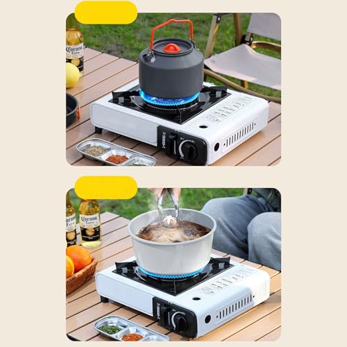Poêle portable pour camping étanche et sa mallette de protection