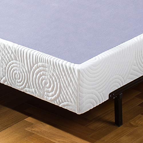 ZINUS Metal Box Spring with Wood Slats /9 Inch Mattress Foundation