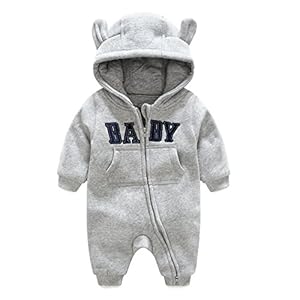 Elf Baby (Fairy Baby), Baby Clothes, Hooded Romper, Bear Ears, Long Sleeves, Thermal Wear for Autumn/Winter