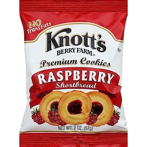 Knott's Berry Farm Raspberry Shortbread, 2-Ounce Packages (Pack of 8) Cover