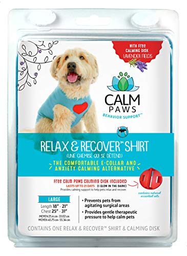 Calm Paws Dog Relax & Recovery Shirt, Medium/Large