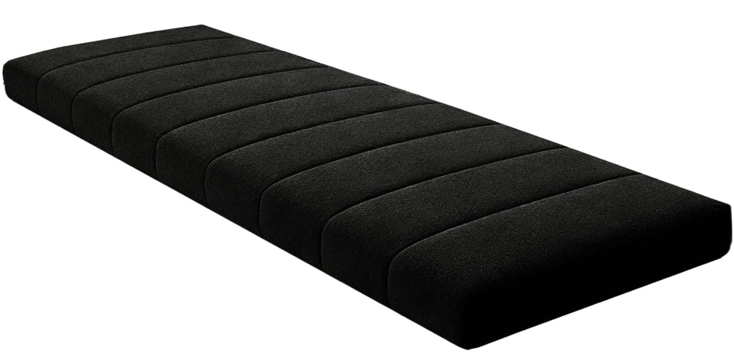 SDNAM Indoor/Outdoor Bench Cushion – 4.5 cm / 1.8 in thick – Non-Slip Seat Pad for Bay Windows, Garden Patio, Long Chairs, Swings & Porch Furniture(13@,40x40cm/16x16in)