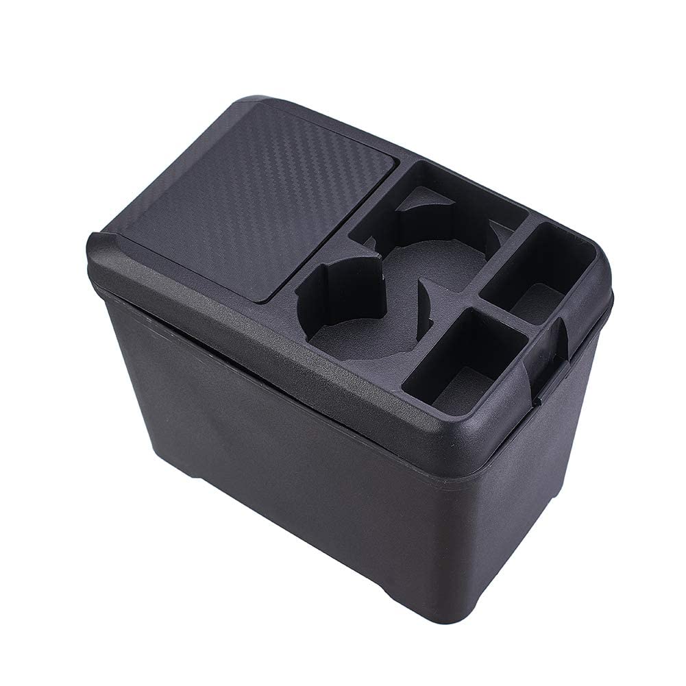 Car Trash Can Organizer Interior Accessories Multi-Function Storage Box Beverage Cup Holder Storage Box Cans Holder for Automotive Cars SUV Truck Mini-Van