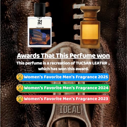 Image of TMPerfumehouse Tusc Leather EDP for Men & Women | Rich, Smoky & Long Lasting Perfume Spray | Leather, Fruity & Sweet Fragrance | Luxury Gift for Him & Her | TMPH | 20ml