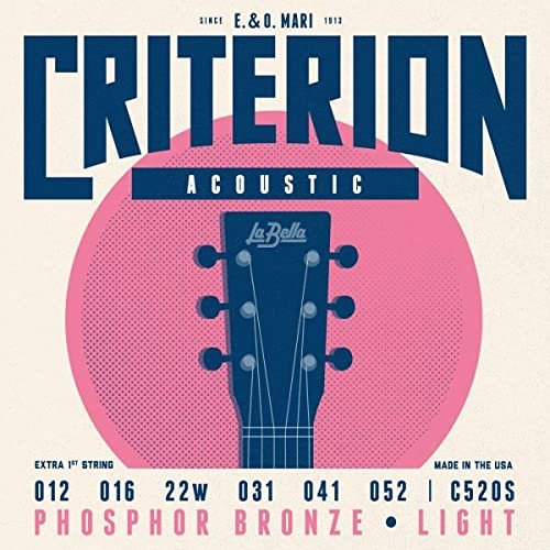 La Bella Strings »CRITERION PHOSPHOR BRONZE – C520S – ACOUSTIC GUITAR« Jeu de Cordes pour Guitare Acoustique – Phosphor… - Les Beatles, Paul McCartney, John Lennon, RIngo Starr, George Harrison La Bella Strings »CRITERION PHOSPHOR BRONZE - C520S - ACOUSTIC GUITAR« Jeu de Cordes pour Guitare Acoustique - Phosphor…