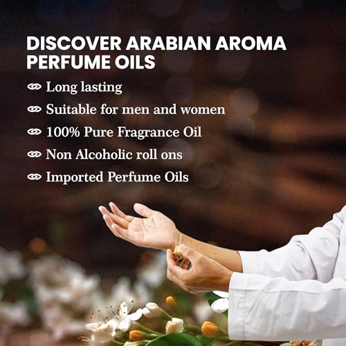 Image of Arabian Aroma Jassam Wahid Attar | Bergamot & Oud Fragrance with Passion Fruit | Long-Lasting Alcohol-Free | 100% Perfume | Oil-Based Itra Perfume for Men & Women (6ml)