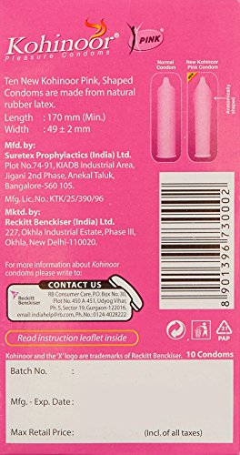Kohinoor Condom Pink 10s (Pack of 3) - Image 2