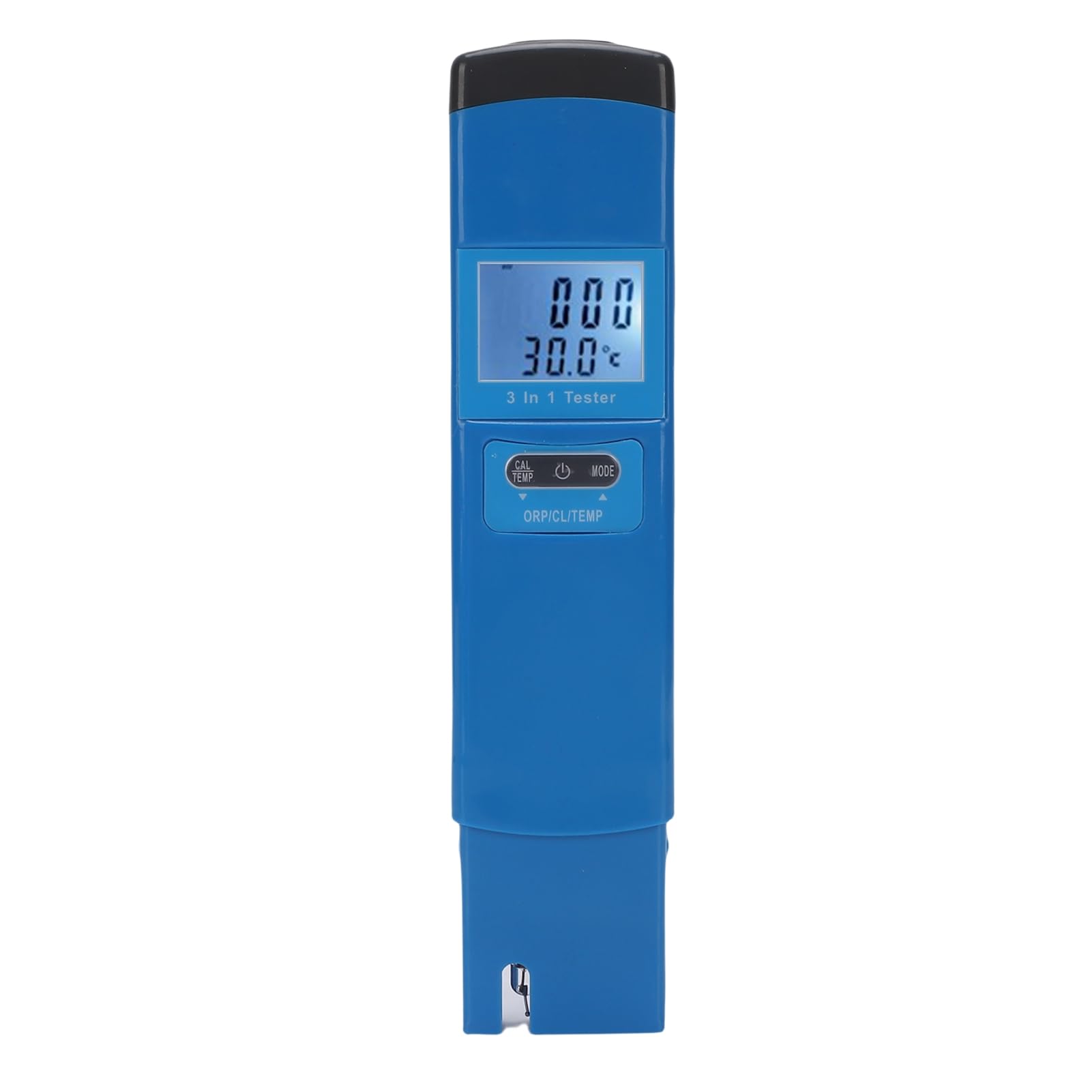 Kit di misurazione digitale di ORP, cloro e temperatura, misuratore wireless della qualità dell’acqua della piscina con display retroilluminato, tester 3 in 1 di ORP, cloro e