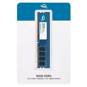 OWC 16GB DDR4 2666MHz PC4-21300 CL19 2RX8 ECC Unbuffered