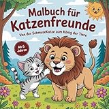  Malbuch für Katzenfreude: von der Schmusekatze zum König der Tiere