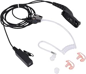 Kit Écouteur Et Tube Bobine Pour Radio Bidirectionnelle - Noir - Valley Enterprises