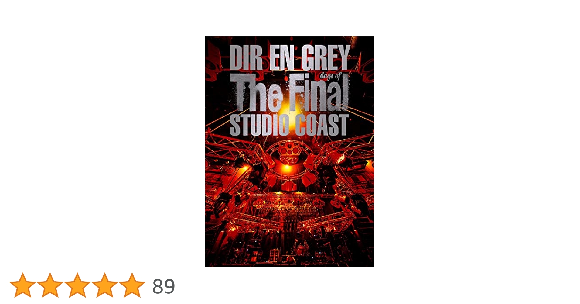 【新品・限定】DIRENGREY/FINALDAYS OFスタジオコースト 新品・限定】DIRENGREY/FINALDAYS OFスタジオコースト THE FINAL