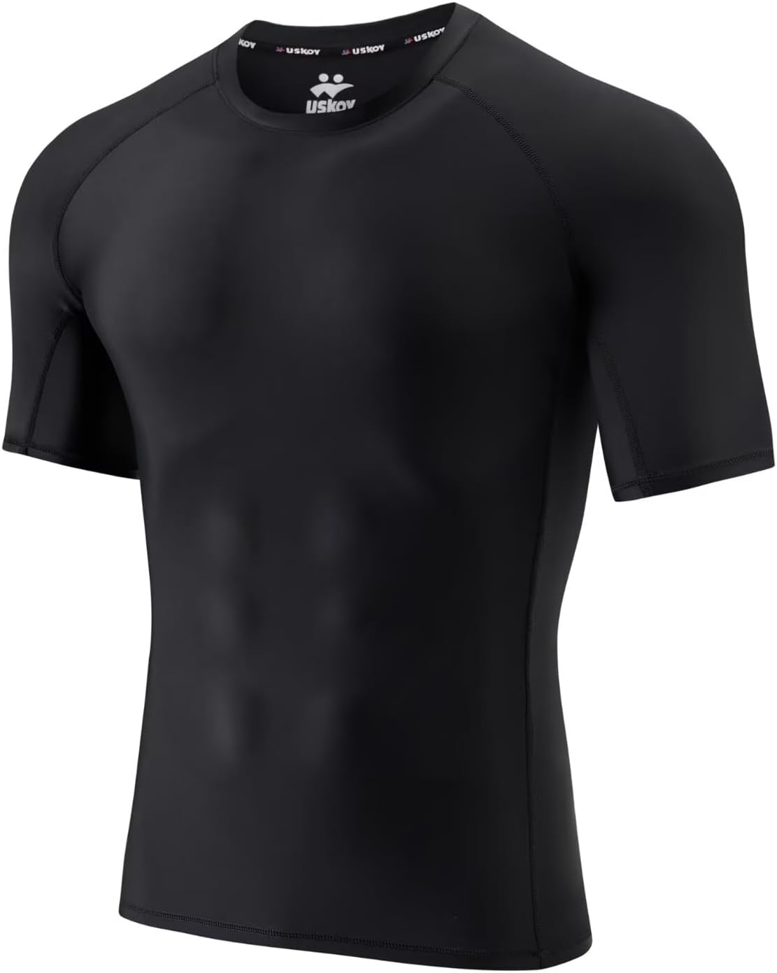 Men's Rash Guard T-Shirts UPF 50+ Baselayer Short Sleeve Skins Compression Performance Fit Tee