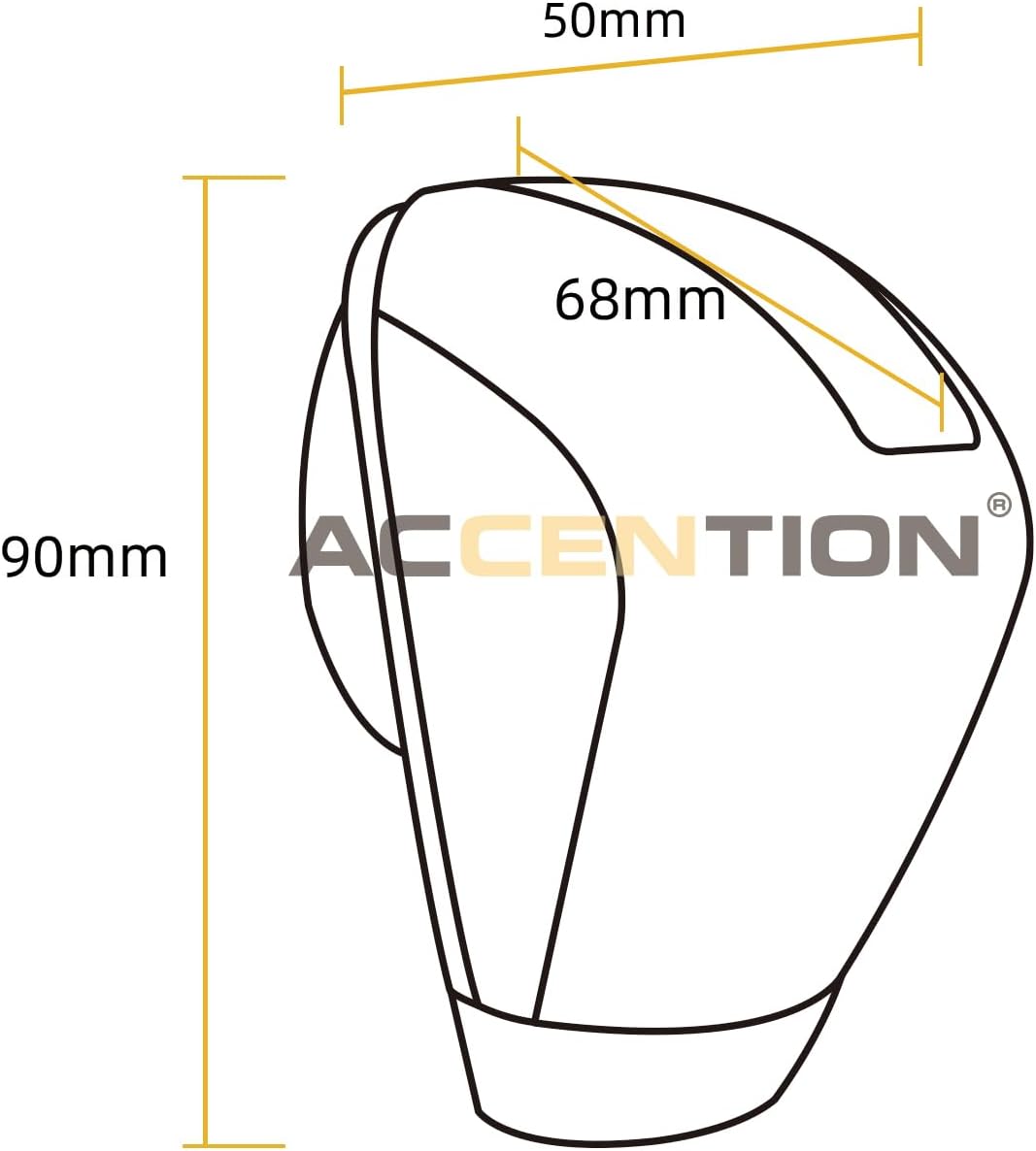 Full 100% Real Carbon Fiber Gear Shift Knob for Subaru Outback 2010-2014 Legacy 2010-2014