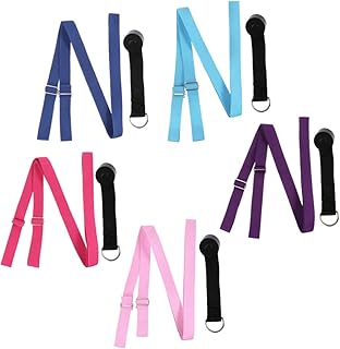 Kisangel 1pc Stretching Equipment Ballet Resistance Bands Stretch Band Flexibility Stretching Leg Strap Blue Yoga Band Ballet Stretch Foot Stretch Band Elastic Band Stretcher Stretch Strap