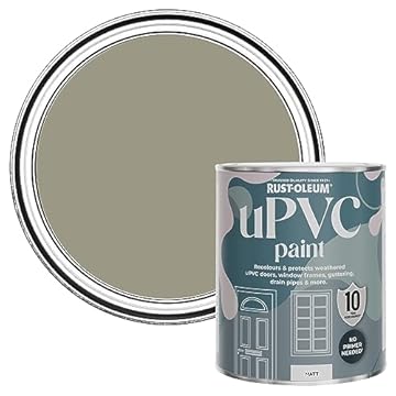 Rust-Oleum Green uPVC Door and Window Paint in Matt Finish - Grounded 750ml