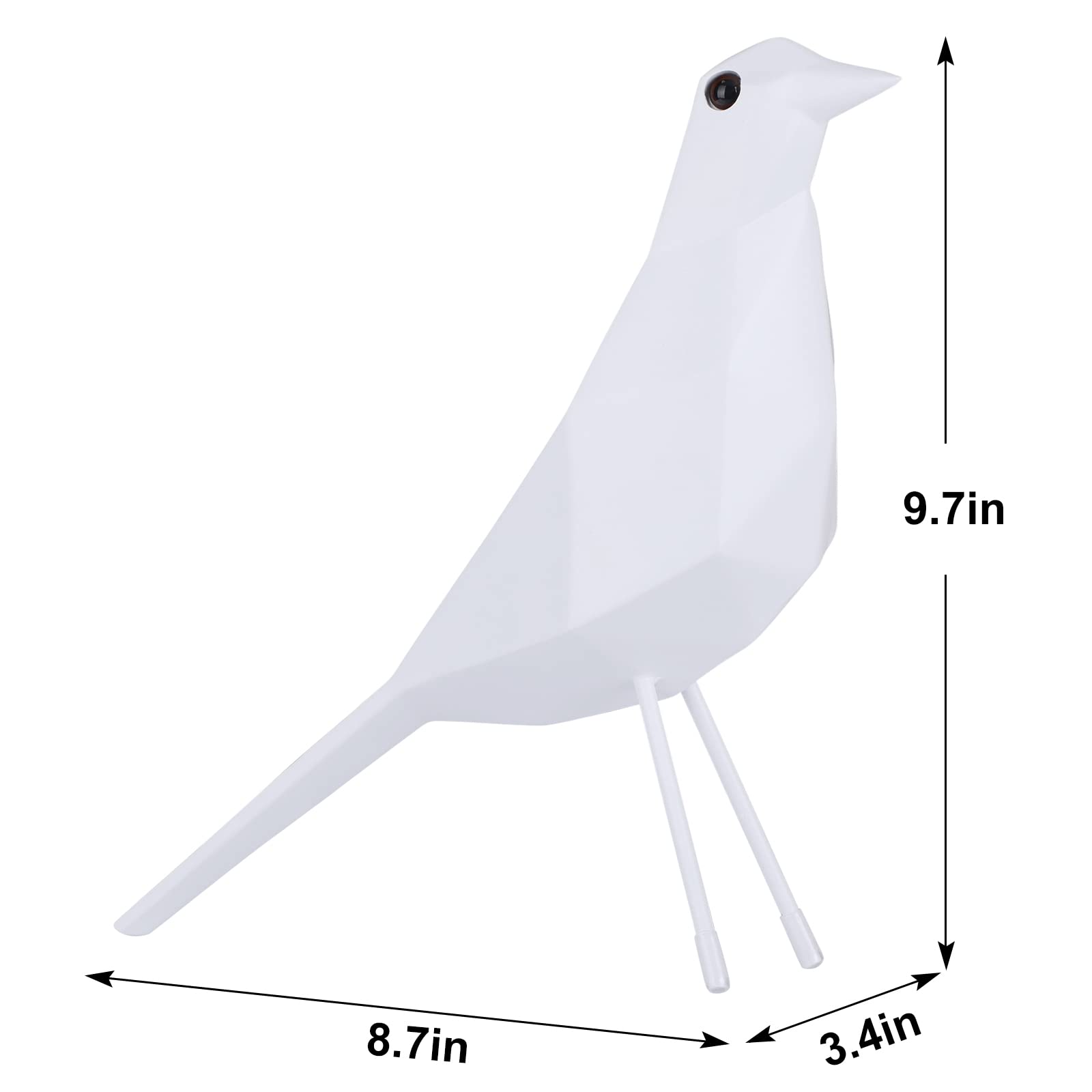 Amazon.co.jp: 幾何学的な鳥の像(幾何学模様ホワイト) : DIY・工具