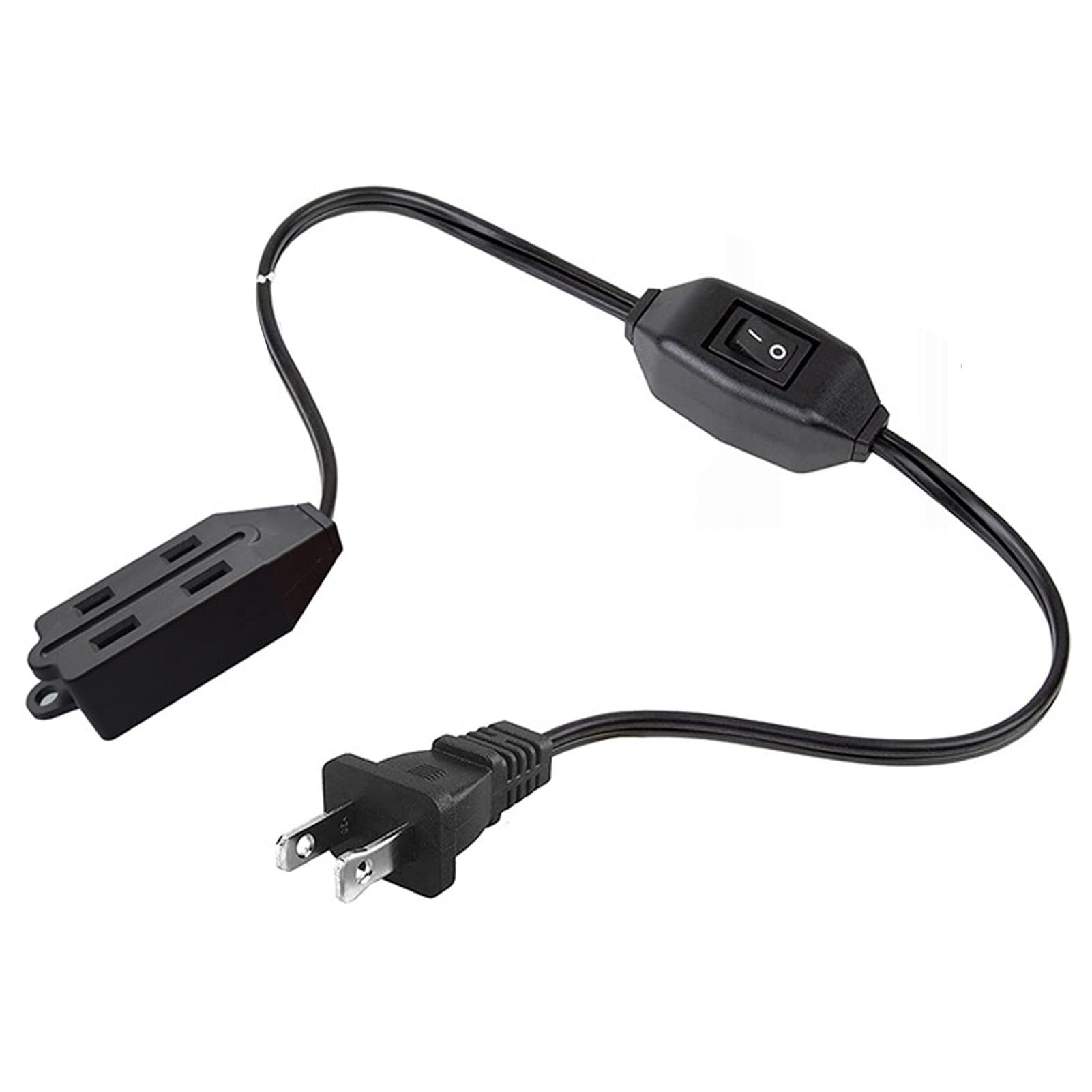 Amazon | Nema 1 15P から Nema 1-15R 電源コード、2 ピン 3 ソケット