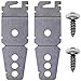 (2 Pack) Undercounter Dishwasher Brackets With Screws - Similar to Whirlpool 8269145 or WP8269145 - Replacement Aftermarket Part
