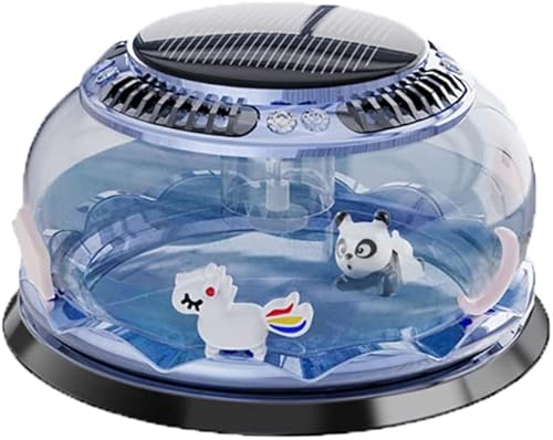 Miniatura 10 de Surakey Difusor giratorio de aromaterapia ambientador creativo para automóvil, hogar, oficina, decoraciones de perfume solar, adornos para