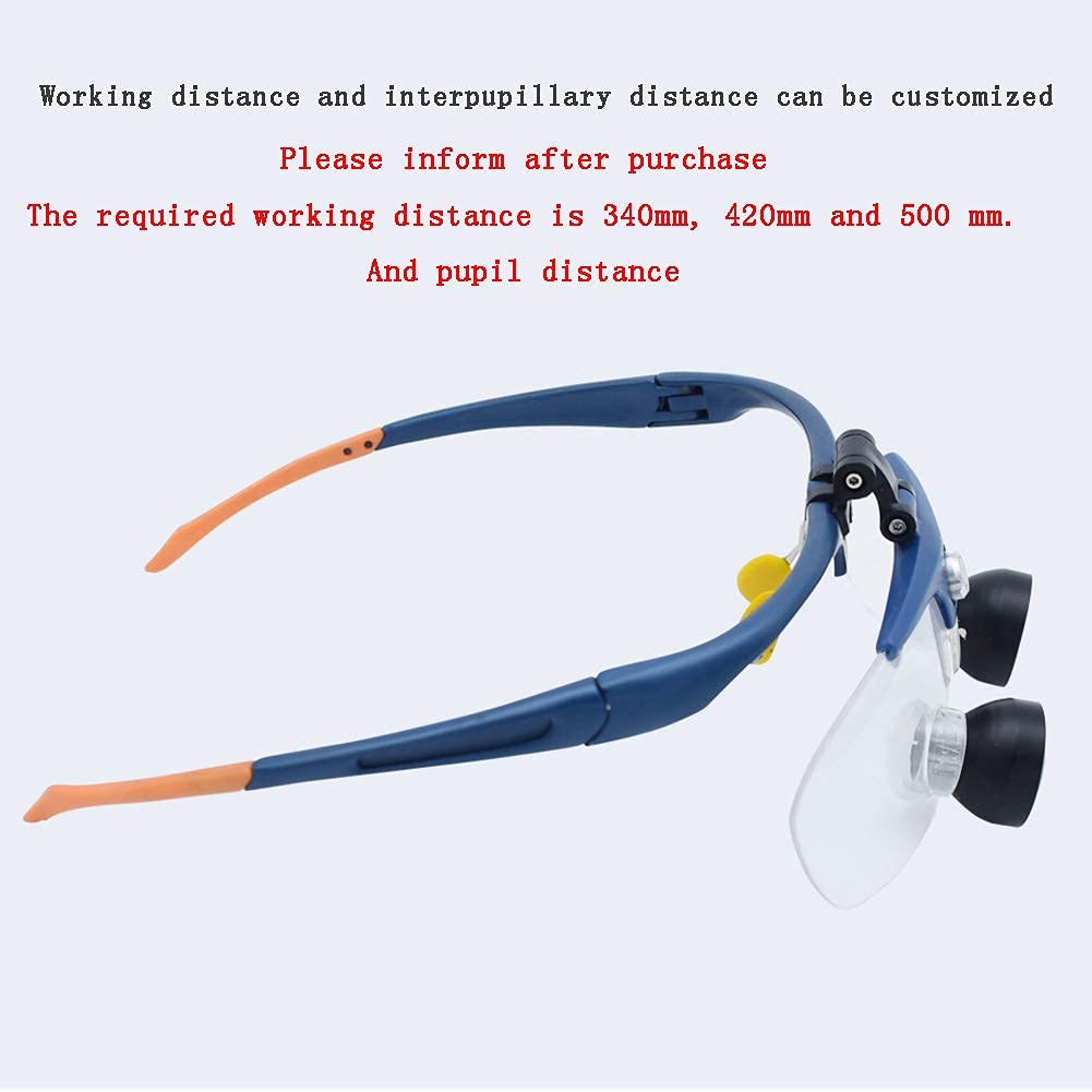 Lupa De Aumento Integrada, Personalización Profesional, Lupa Binocular Óptica De 2.5 Aumentos.