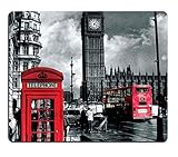 Mystic Zone Elephant Rectangle Mouse Pad (Black) - MZM00223