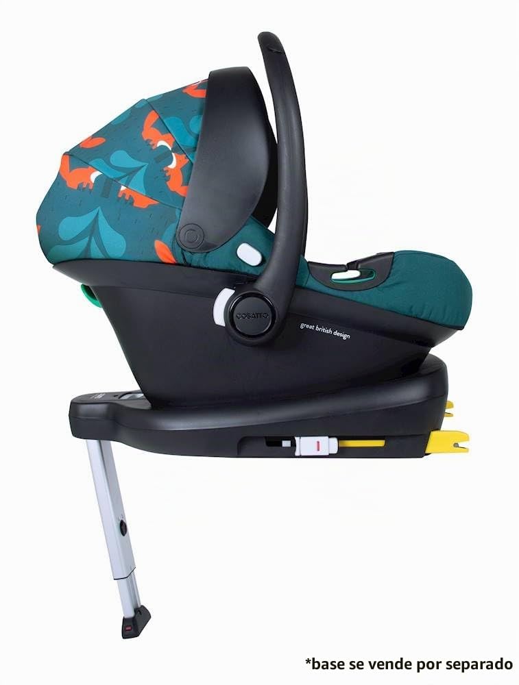 Cosatto Carrito Bebé 3 en 1 Giggle - Carro Bebé Nacimiento hasta 18kg. Cochecito Bebé con Capazo, Silla de Paseo y Silla Coche iSize 0+. Coche Bebé Ligero Fácil de Plegar con Protector Lluvia