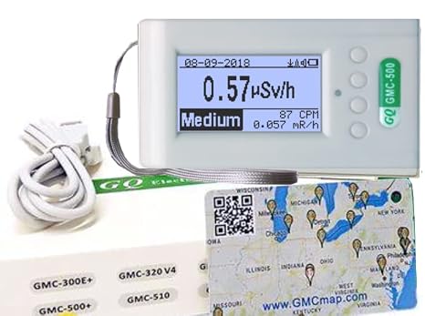 GQ GMC-500-RPS Nuclear Radiation Monitor Extendable