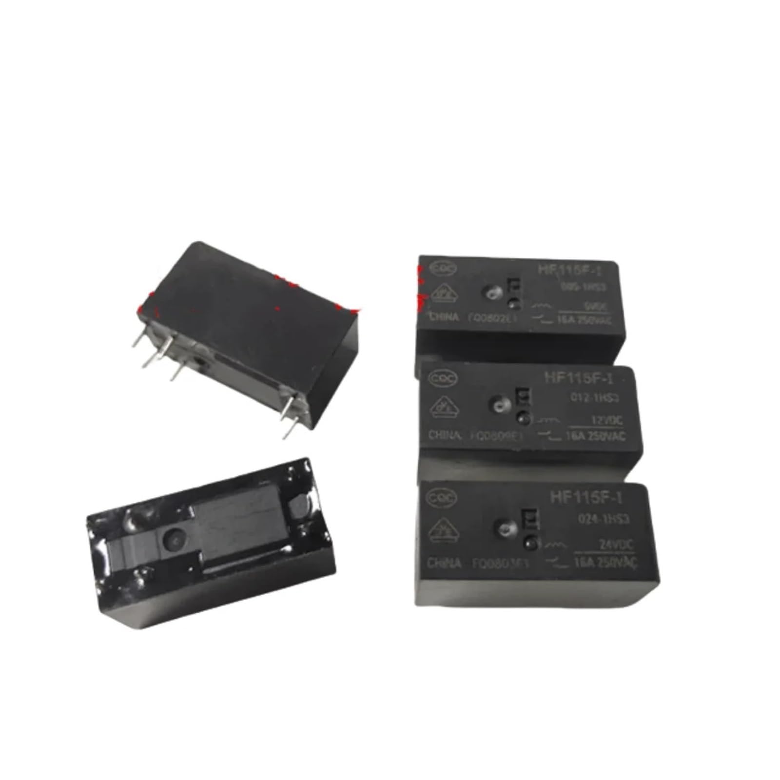 PKNVKZIDK 5PCS Relay JQX-115F-I HF115F-I-012-1HS3 6PIN 16A 5VDC 12VDC 24VDC