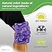 Nature Creation Microwave Heating Pad for Knee - Microwaveable Herbal Heating Pad for Knee & Elbow - Herbal Hot & Cold Therapy Pack - Portable Heating Pad with 2 Elastic Straps, Purple Flowers 1 Pack