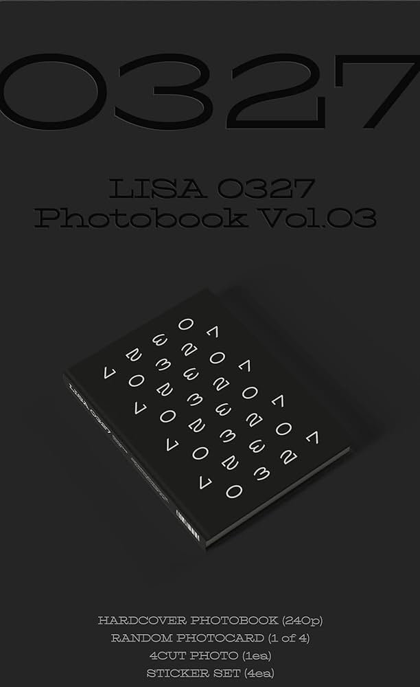 LISA 0327 Vol.3フォトブック限定盤 (未開封) BLACKPINK Lisa '0327' VOL.03 Photo Book Release | Hypebae